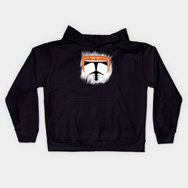 Cody Helmet Design Kids Hoodie by Kochu